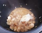 Une image de l'étape 3 de Champignons stroganof poulet et semoule 😋.