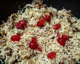 A picture of step 10 of Mitha Pulao.