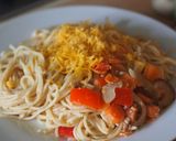 Foto langkah ke 8 dari resep Spageti carbonara keju Turki.