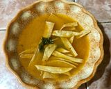 A picture of step 5 of Tortilla Soup.