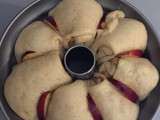 Brioche con mele caramellate