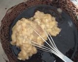 Foto langkah ke 2 dari resep Brownies Pisang Kukus.