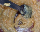 A picture of step 2 of Khubani ka Meetha.