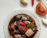 Foto langkah ke 5 dari resep Cumi Kuah Hitam Pedas Khas Tuban.