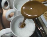 A picture of step 4 of Cappuccino coffee ☕ homemade without machine.