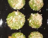 A picture of step 3 of Palak Chole Cheese Fitters......Baked.