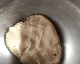 A picture of step 2 of Atta layered mathri.