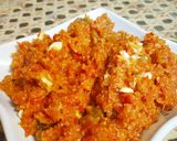 A picture of step 5 of Carrot Halwa (without milk/mawa).