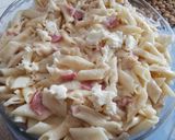 Rakott sonkás, sajtos tészta recept fázis 5 fotója