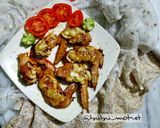 Foto langkah ke 7 dari resep Ayam lilit keju / Buldak khas Korea.