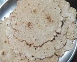 A picture of step 3 of Bran flour Roti.