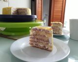 Foto langkah ke 10 dari resep Lime cake with blueberry custard filling.