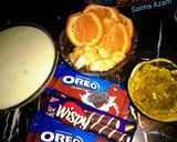 A picture of step 1 of 3 Layered Oreo dessert🍹 3 لٸیر اوریو ڈیزرٹ 🍹.