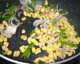 A picture of step 2 of Mushroom Corn Milk Biryani.