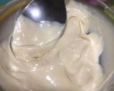 A picture of step 4 of Coconut White chocolate Laddu.