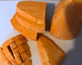 A picture of step 2 of Chicken and Sweet Potato Broth.