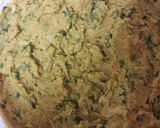 A picture of step 3 of Mix Flour with methi vada.
