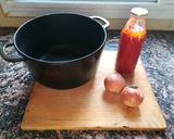 Foto del paso 1 de la receta: Albóndigas con salsa de tomates y puré