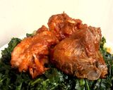 A picture of step 2 of Leafy Greens Jollof Rice.