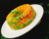 A picture of step 23 of Tiranga pulao.