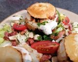 Une image de l'étape 6 de Salade de chèvre chaud.