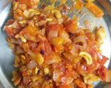 A picture of step 2 of Paneer butter masala.