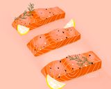 A picture of step 3 of Fitness Recipe: Sous Vide Salmon.