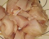A picture of step 2 of Chiken Manchurian.