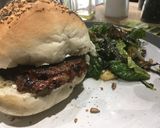 A picture of step 11 of Spicy Bean Burger.