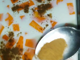 Postre de calabaza con leche