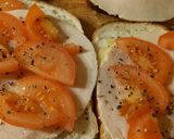 A picture of step 2 of My grilled turkey sandwich.