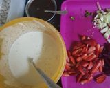 A picture of step 1 of Coffee Dosa.