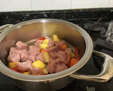 Foto del paso 2 de la receta: Carne guisada con garbanzos