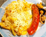 Air fryerben sült kolbász recept fázis 4 fotója