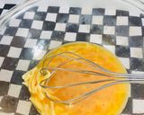 Foto del paso 1 de la receta: Rollitos de omelette al Horno con Espinaca y Beterraga Relleno de Jamón Queso Aceitunas !
