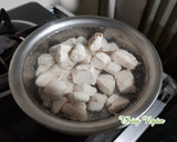 Hình bước làm 2 của món Nui nấu ức gà & rau củ