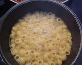 Foto del paso 3 de la receta: Pasta tiburón gratinada con guisantes