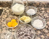 Foto del paso 1 de la receta: Magdalenas con crema pastelera de chocolate