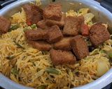 A picture of step 12 of Brinji Rice.