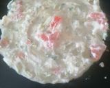 A picture of step 4 of Suji chilla.