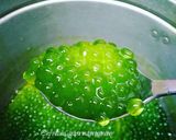 Foto langkah ke 3 dari resep Bubur mutiara pandan.