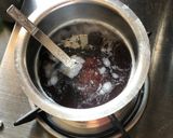 A picture of step 1 of Amaranth halwa with jaggery.