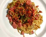 Foto langkah ke 3 dari resep Spaghetti Carbonara Instan.