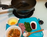 Foto langkah ke 1 dari resep 김치볶음밥🇰🇷/ Nasi Goreng Kimchi (Super Easy).