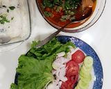 A picture of step 7 of Murgh Chollay.