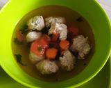 Foto langkah ke 5 dari resep Sup baso ikan tuna.