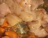 Une image de l'étape 8 de Mijoté de poulet aux pois chiches à l'oriental.