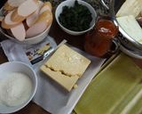 Foto del paso 1 de la receta Lasaña de salchichas de carne o vegetarianas y berenjena