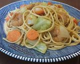 Foto del paso 6 de la receta: Chow mein de camarones🌹