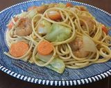 Foto del paso 6 de la receta: Chow mein de camarones🌹